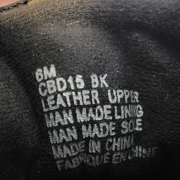 Cobb Hill CBD15ST Aria Ankle Black Leather Chukka Booties Boots Women's US 6 M - Picture 6 of 7